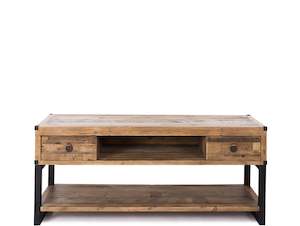 Wooden Entertainment Units: FORGED WOODEN ENTERTAINMENT UNIT