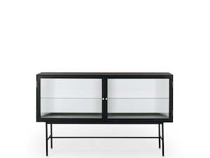 GLOBE WOODEN SIDEBOARD "BLACK OAK"