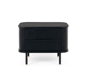 Wooden Bedside Tables: LINEA WOODEN BEDSIDE TABLE "BLACK OAK"
