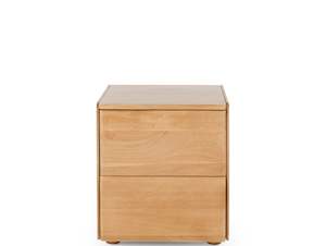 Wooden Bedside Tables: IOWA WOODEN BEDSIDE TABLE "NATURAL OAK"