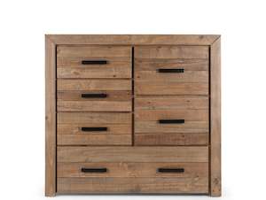 Wooden Tallboys Chests: RELIC 6 DRAWER WOODEN CHEST
