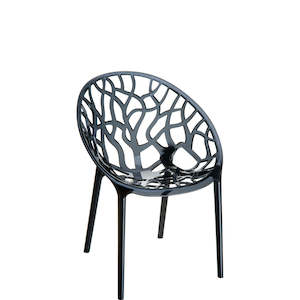 SIESTA CRYSTAL CHAIR "BLACK" (x4)