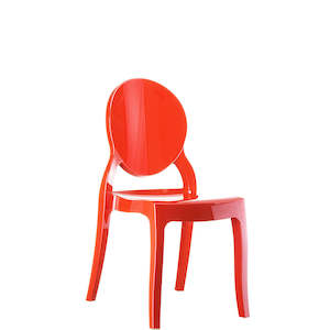 SIESTA ELIZABETH CHAIR "GLOSS RED" (x4)