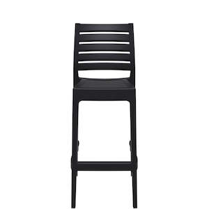 Siesta Ares Bar Stool 75cm: SIESTA ARES BAR STOOL 75cm "BLACK" (x4)
