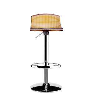 SIESTA ARIA BAR STOOL "TRANSPARENT AMBER"