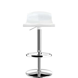 Siesta Aria Bar Stool: SIESTA ARIA BAR STOOL "GLOSS WHITE"