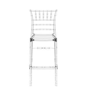 SIESTA CHIAVARI BAR STOOL 75cm "TRANSPARENT" (x4)