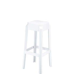 SIESTA FOX BAR STOOL 75cm "WHITE" (x2)