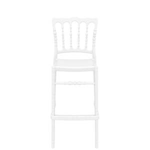 Siesta Opera Bar Stool 75cm: SIESTA OPERA BAR STOOL 75cm "GLOSS WHITE" (x4)