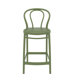 Siesta Victor Bar Stool 65cm: SIESTA VICTOR BAR STOOL 65cm "OLIVE GREEN" (x4)