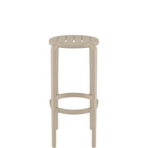 Commercial Bar Stools: TOM COMMERCIAL BAR STOOL 75cm "TAUPE"