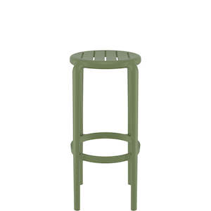 Commercial Bar Stools: TOM COMMERCIAL BAR STOOL 75cm "OLIVE GREEN"