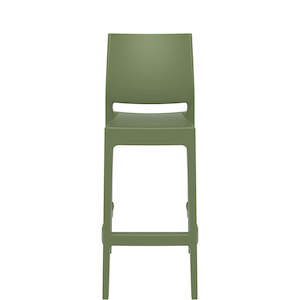 MAYA COMMERCIAL BAR STOOL 75cm "OLIVE"