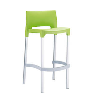 GIO COMMERCIAL BAR STOOL 75cm "LIGHT GREEN" (x4)