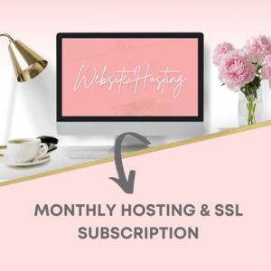 Products: Website Hosting, SSL & Domain Email Monthly Subscription