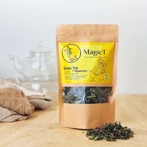 MagicT Green Tea & Peppermint Herbal Tea Blend