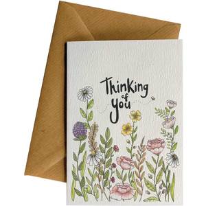 Little Difference Greeting Card - Thinking of You Flowers