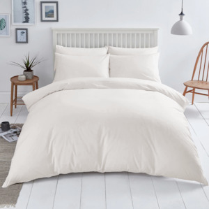 Bedding Sets: Bedding Set Alinda Cream organic cotton Ranforce - Percale
