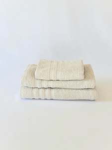 Bath Towel Set 3 pcs Beige 50x90cm, 70x140cm, 100x 150cm