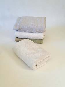 Cotton Bath Towel 50x100 cm, olive, grey, dark blue