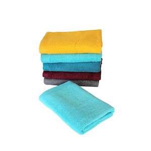 Cotton Bath Towel 70x140 cm, Turquoise, Lemon, Emerald, Burgundy, Dark Grey