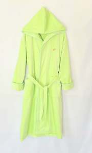 Lux Varol Bamboo - Cotton Bathrobe Lime
