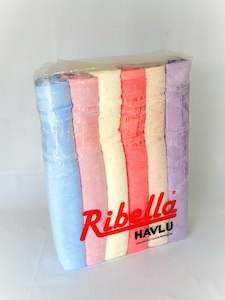 Gift Ideas: Bamboo Bath Towel Set "Ribella" 50x90cm 6 pcs
