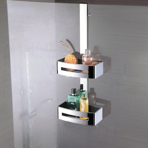 NOUERA 2 TIER SHOWER CADDY - 3 COLOURS
