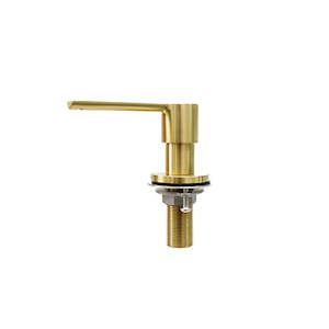 Soap Dishes Dispensers: MERCER AURORA BRASS LOTION OR HAND SOAP DISPENSER - 5 COLOURS