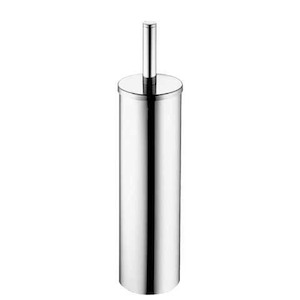 PLUMBLINE SWISS TOILET BRUSH & HOLDER BRUSHED STAINLESS