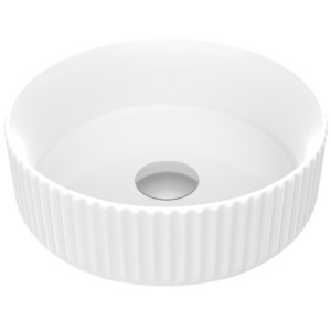 NEWTECH CORAL FLUTED ROUND VESSEL BASIN