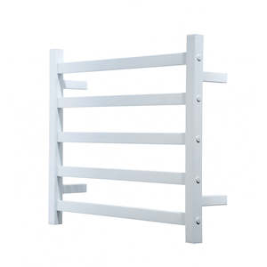 HEIRLOOM STUDIO 1 510 LOW VOLTAGE HEATED TOWEL LADDER - WHITE