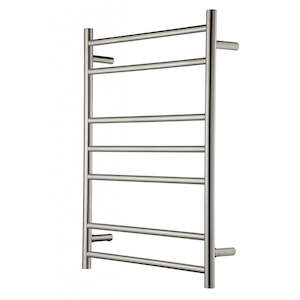 Heated Towel Rails 1: HEIRLOOM GENESIS 825 HEATED TOWEL LADDER - BRUSHED NICKEL