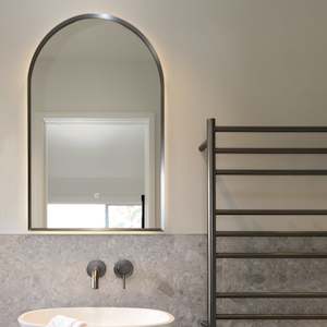 CODE SOLACE ARCH FRAMED LED MIRROR 600X900MM - 5 COLOURS