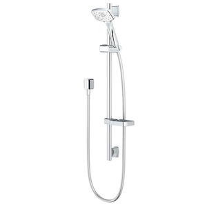 METHVEN WAIPORI SATINJET SHOWER SLIDE CHROME / WHITE