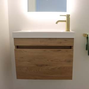 CODE LUX WC VANITIES INCLUDING BASIN - 5 COLOURS