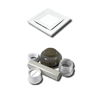 Heating Extractions Fans: SCHWEIGEN ENLIGHT - QUIET BATHROOM FAN SYSTEM