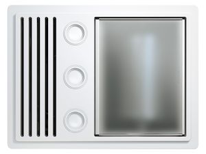 Heating Extractions Fans: IXL TASTIC OVATION - 3 IN 1 BATHROOM HEATER, EXHAUST FAN & LIGHT 31511