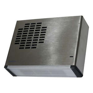WEISS WALL MOUNTED FAN HEATER BRUSHED STAINLESS STEEL FH24SS