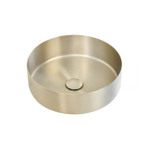 Stainless Steel Sinks: PLUMBLINE OLI ROUND STAINLESS STEEL BASINS - 3 COLOURS