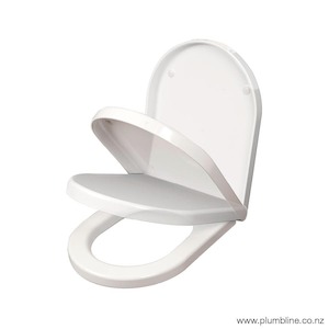 UNIVERSAL STRAIGHT SIDED SOFT CLOSE TOILET SEAT