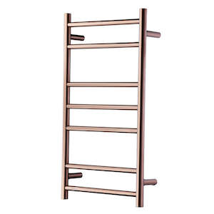 HEIRLOOM GENESIS 825 SLIMLINE TOWEL LADDER BRUSHED COPPER