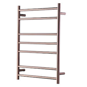 Heirloom Heated Towel Rails: HEIRLOOM GENESIS 825 TOWEL LADDER BRUSHED COPPER