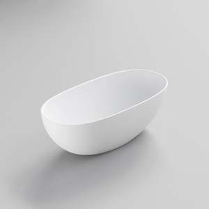 Matte White: CODE COVE CONCRETE FREESTANDING BATH