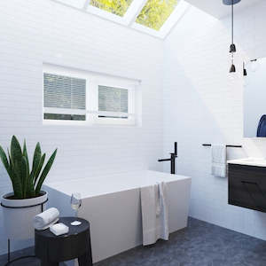 Acrylic Corner Baths: NEWTECH MONTANA FREESTANDING BATH - 2 SIZES