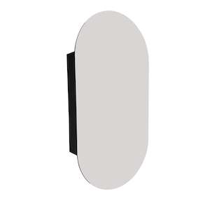CODE NEO OVAL INSET MIRROR CABINET 500 X 950MM - 2 COLOURS