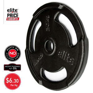 Products: Ezi-Grip Olympic Weight Plate Elite Fitness NZ