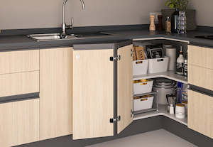 Corner Hinge System: Clip System Corner Hinge Set