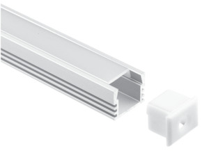 Led Lighting Extrusions: Elisa LED Surface Extrusion 12mm