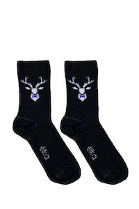 Elka Kids: Reindeer Kids Merino Socks